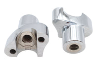HARLEY 2-1/8 inch Buffalo Riser Set Chrome Fits 0-  Custom, application