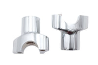 HARLEY 2-1/8 inch Buffalo Riser Set Chrome Fits 0-  Custom, application
