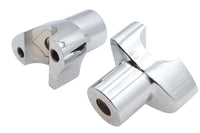 HARLEY 2-1/8 inch Buffalo Riser Set Chrome Fits 0-  Custom, application