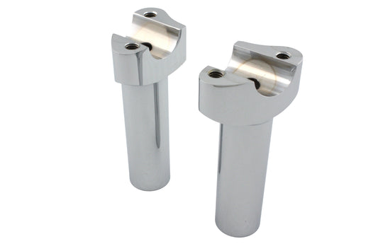 HARLEY 4-1/2 inch Buffalo Riser Set Chrome Fits 0-  Custom, application