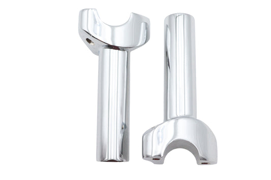 HARLEY 4-1/2 inch Buffalo Riser Set Chrome Fits 0-  Custom, application