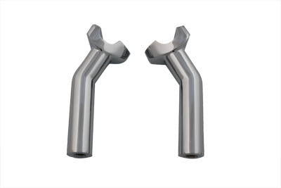 HARLEY 5-1/2 inch Pullback Riser Set Chrome Fits 0-  Custom, application