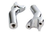 HARLEY 1 inch Pullback Riser Set Chrome Fits 0-  Custom, application