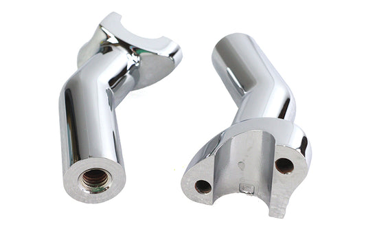 HARLEY 1 inch Pullback Riser Set Chrome Fits 0-  Custom, application