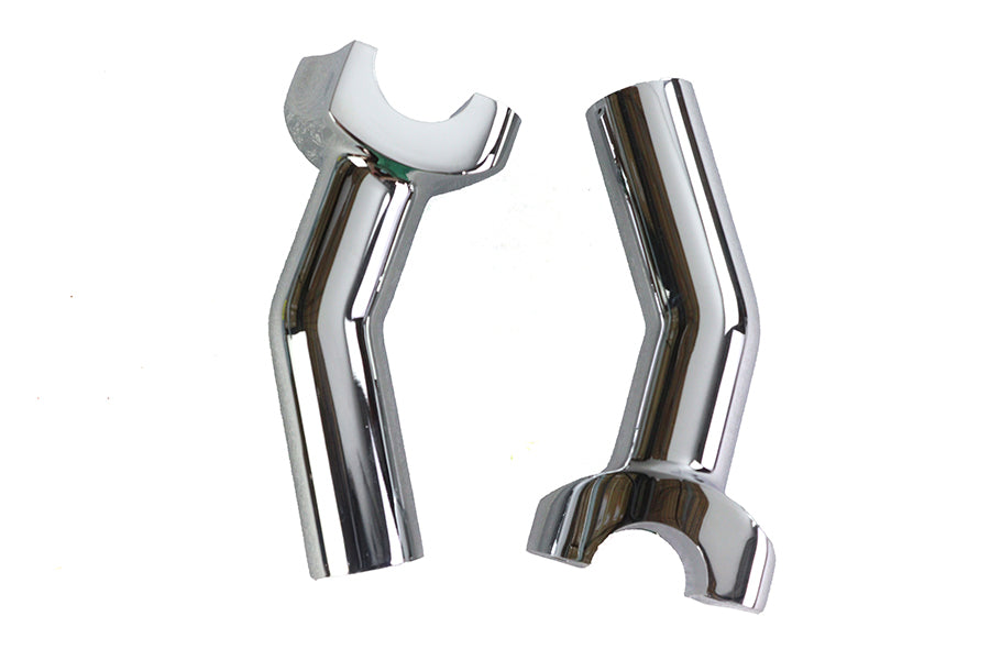 HARLEY 1 inch Pullback Riser Set Chrome Fits 0-  Custom, application