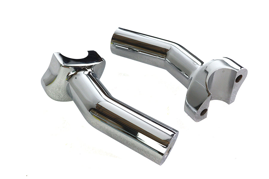 HARLEY 1 inch Pullback Riser Set Chrome Fits 0-  Custom, application