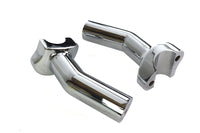 HARLEY 1 inch Pullback Riser Set Chrome Fits 0-  Custom, application