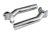 HARLEY 6-1/2 inch Buffalo Riser Set Chrome Fits 0-  Custom, application