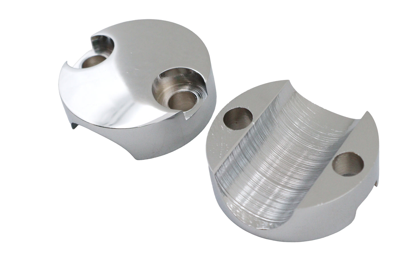 HARLEY Chrome Riser Cap Set Fits 0-  Custom, application