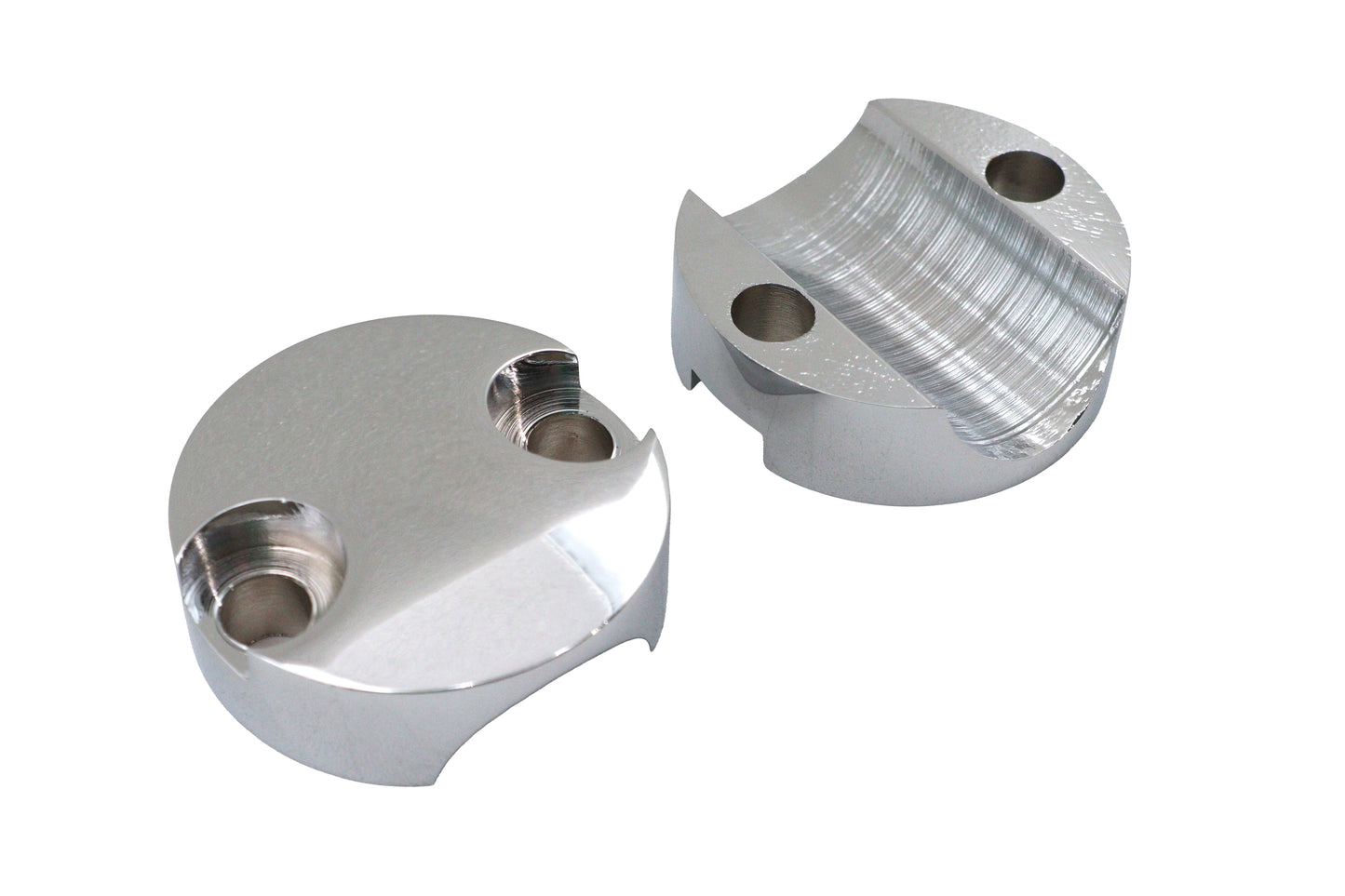 HARLEY Chrome Riser Cap Set Fits 0-  Custom, application