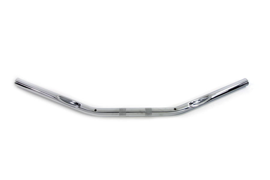 HARLEY 1 inch Drag Bar with Indents fits 1982-1984 FL,  1982-1984 FX,  1982-UP XL,  1986-2017 FLST,  1984-2017 FXST,  1982-1994 FXR,  1982-1994 FXR,  1991-2017 FXD,  1982-2007 FLT,  1982-2007 FLT,