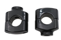 HARLEY 1-1/2 inch Short Riser Set Black Fits 0-  Custom, application