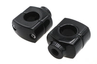 HARLEY 1-1/2 inch Short Riser Set Black Fits 0-  Custom, application