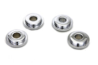 HARLEY Chrome Solid Riser Mount Set Fits 1973-1984 FX,   1982-1994 FXR,   1982-1994 FXR,   1991-2017