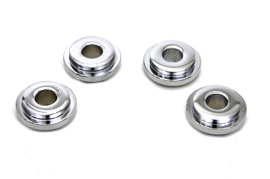 HARLEY Chrome Solid Riser Mount Set Fits 1973-1984 FX,   1982-1994 FXR,   1982-1994 FXR,   1991-2017