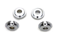 HARLEY Chrome Solid Riser Mount Set Fits 1973-1984 FX,   1982-1994 FXR,   1982-1994 FXR,   1991-2017