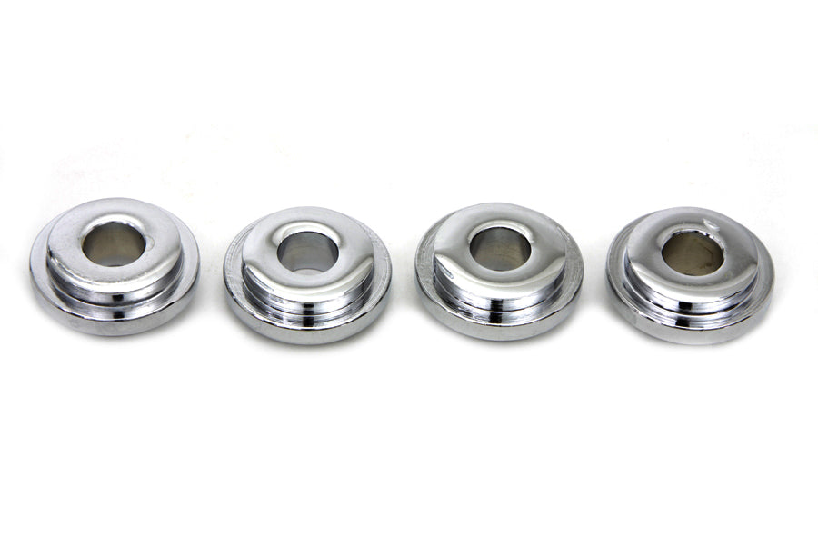 HARLEY Chrome Solid Riser Mount Set Fits 1973-1984 FX,   1982-1994 FXR,   1982-1994 FXR,   1991-2017
