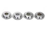 HARLEY Chrome Solid Riser Mount Set Fits 1973-1984 FX,   1982-1994 FXR,   1982-1994 FXR,   1991-2017
