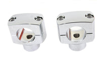 HARLEY 1-1/4 inch Shorty Riser Set Chrome fits 0-  Custom, application for 1-1/4 handlebars only