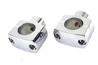 HARLEY 1-1/4 inch Shorty Riser Set Chrome fits 0-  Custom, application for 1-1/4 handlebars only