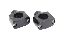 HARLEY 1-1/4 inch Shorty Riser Set Black fits 0-  Custom, application for 1-1/4 handlebars only