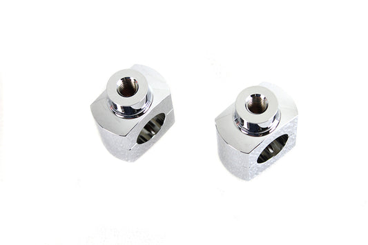 HARLEY 1-1/2 inch Short Riser Set Chrome Fits 0-  Custom, application