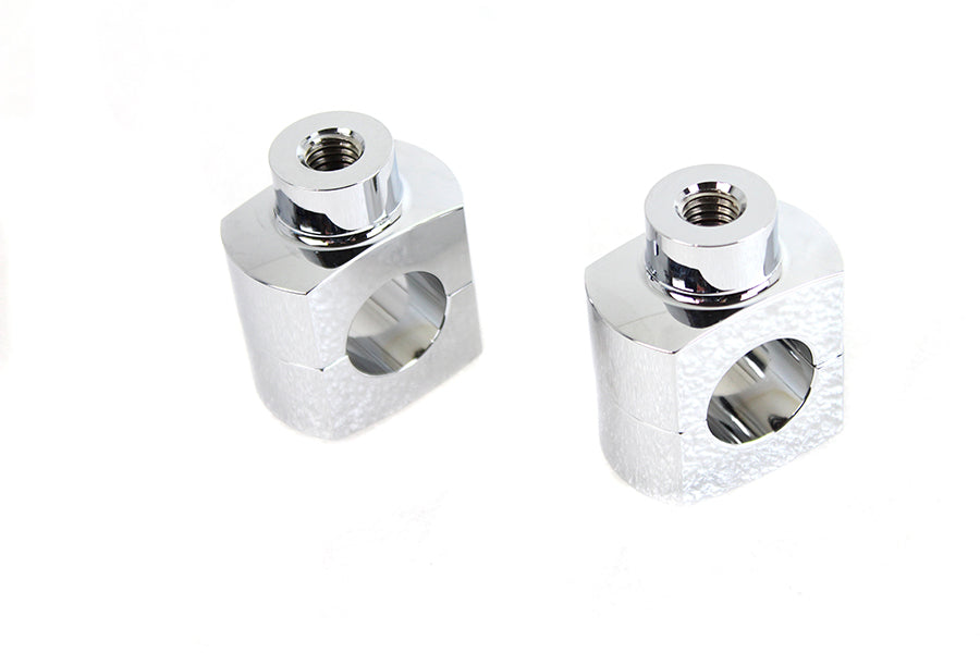 HARLEY 1-1/2 inch Short Riser Set Chrome Fits 0-  Custom, application