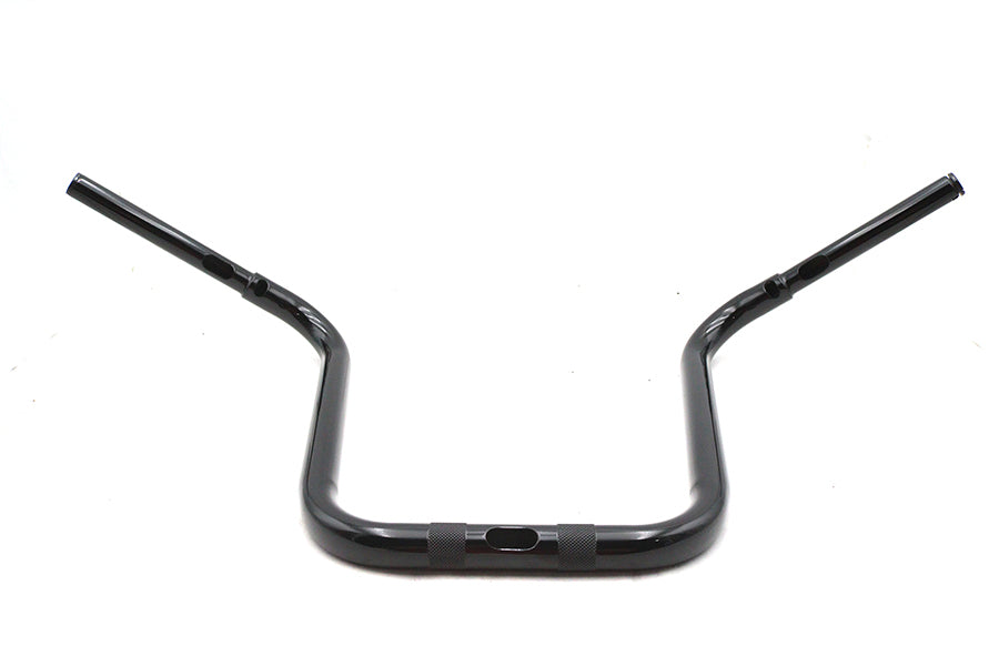 HARLEY 16 Zoll Fat Ape Lenker mit Kerben Schwarz Passend für 2012-2016 FLD, 2006-2017 FXDB, 2008-201