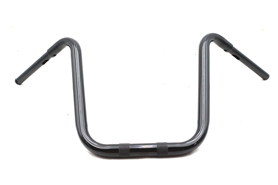 HARLEY 16 Zoll Fat Ape Lenker mit Kerben Schwarz Passend für 2012-2016 FLD, 2006-2017 FXDB, 2008-201