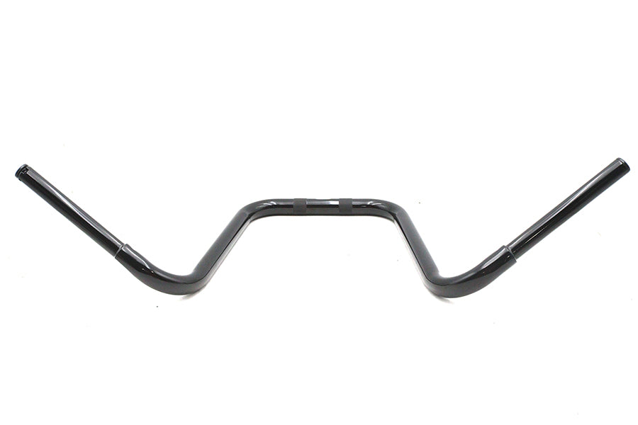 HARLEY 16 Zoll Fat Ape Lenker mit Kerben Schwarz Passend für 2012-2016 FLD, 2006-2017 FXDB, 2008-201