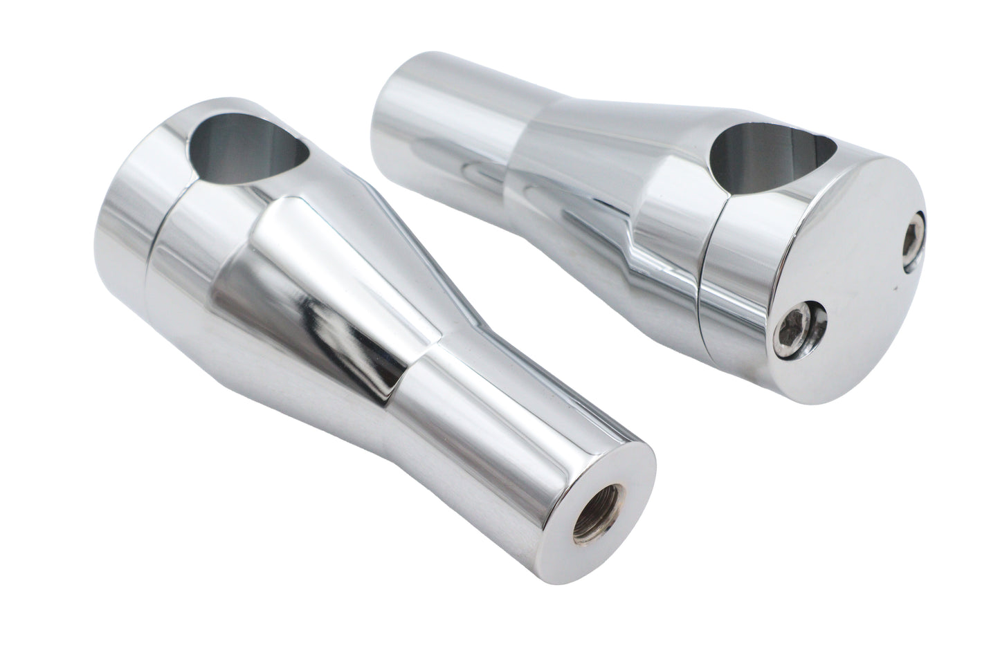 HARLEY 4 inch Round Glide Riser Set Chrome Fits 0-  Custom, application