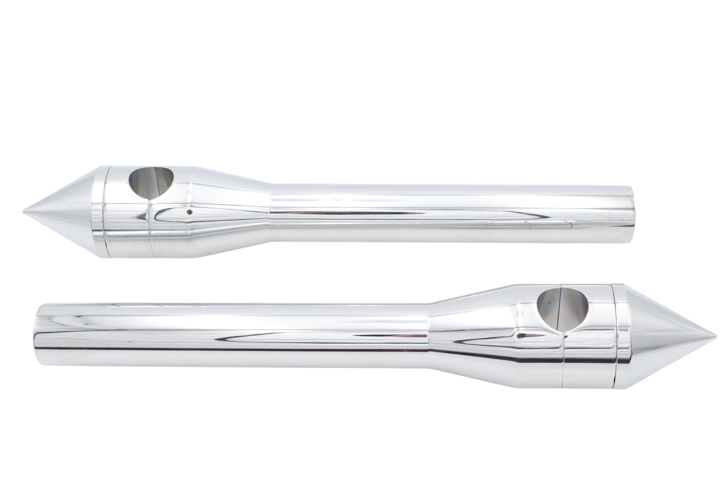 HARLEY 10 inch Hollow Point Straight Riser Set Fits 0-  Custom, application for 1 handlebars"