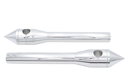 HARLEY 10 inch Hollow Point Straight Riser Set Fits 0-  Custom, application for 1 handlebars"