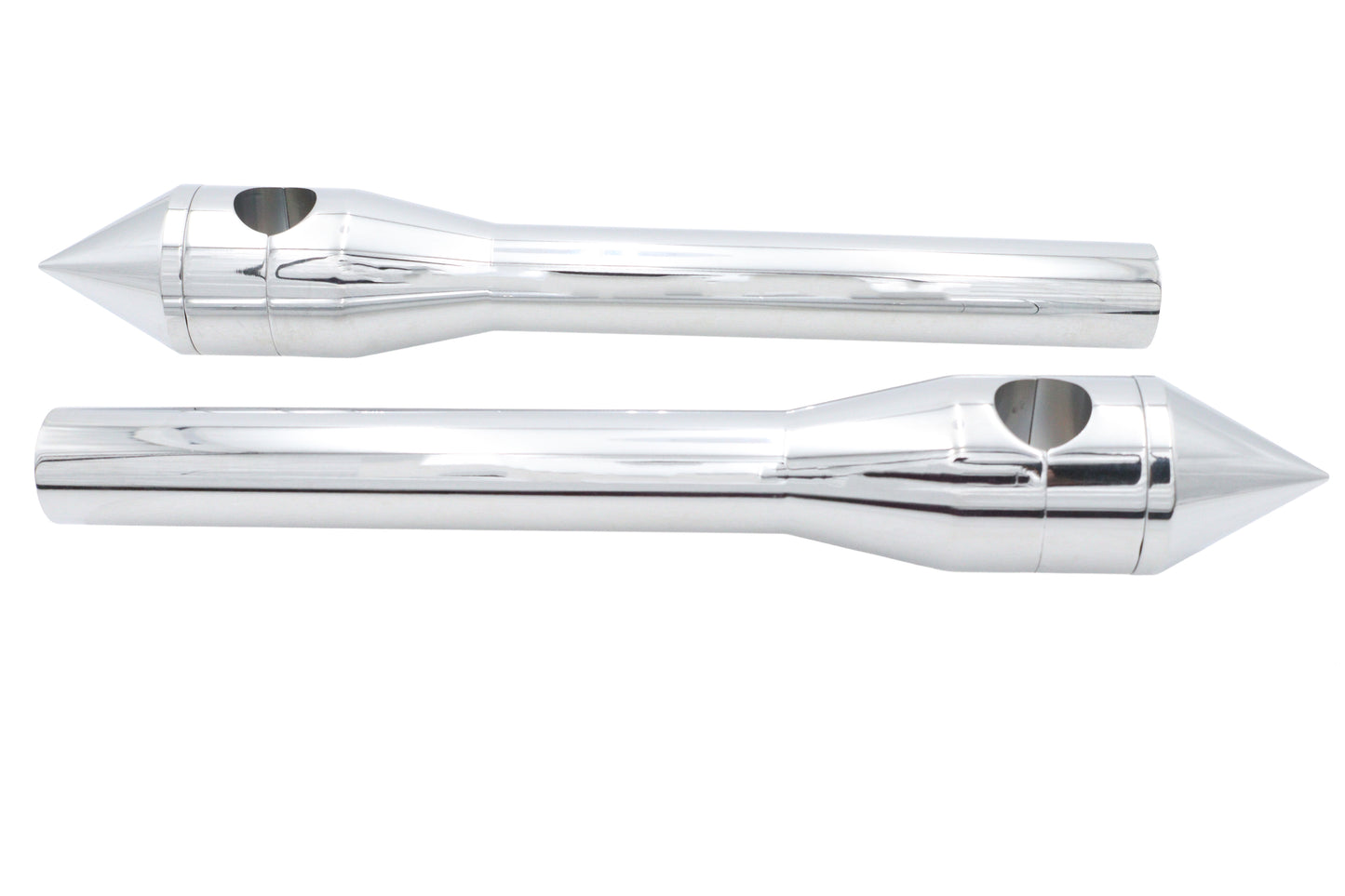 HARLEY 10 inch Hollow Point Straight Riser Set Fits 0-  Custom, application for 1 handlebars"