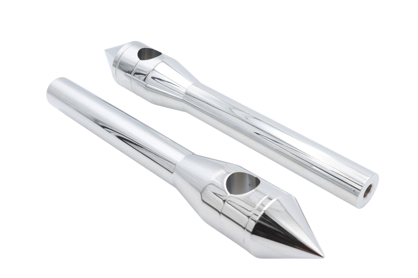 HARLEY 10 inch Hollow Point Straight Riser Set Fits 0-  Custom, application for 1 handlebars"
