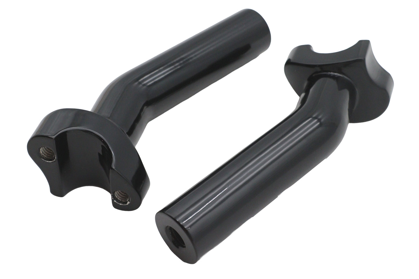 HARLEY 5-1/2 Zoll Pullback Riser Set Schwarz Passend für 0- Custom, Anwendung