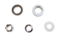 HARLEY Chrome Front Axle Spacer Kit Fits 2008-UP XL, Front Fitment