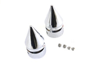 HARLEY Front Axle Nut Cap Set Pike Style Fits 2007-UP FXST,   2008-UP FLT,   2008-2017 FXD,   2008-U