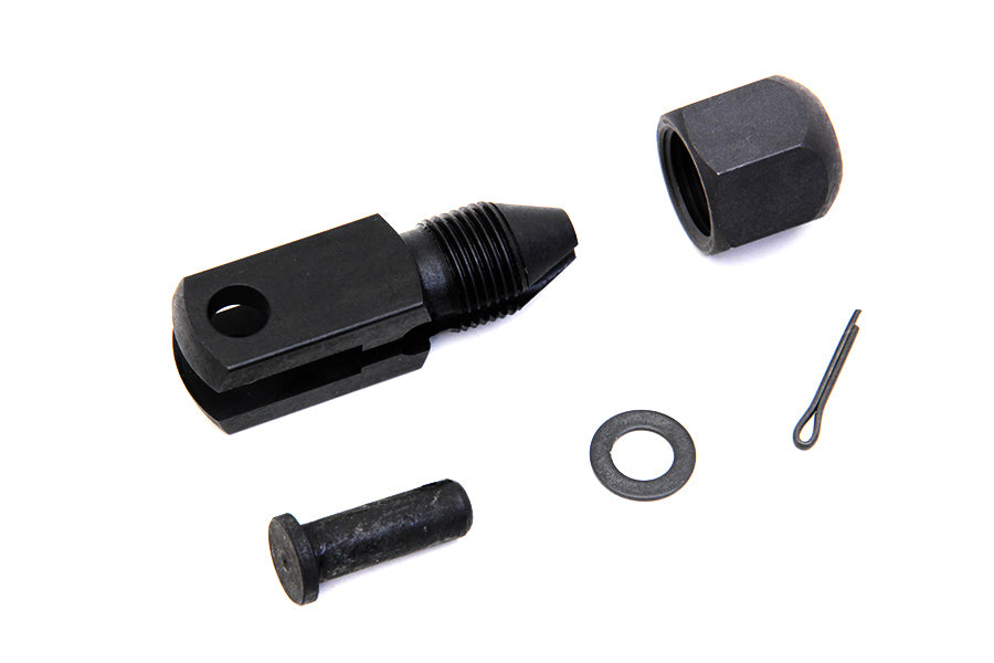 HARLEY Lower Brake Cable Clamp Parkerized Fits 1936-1940 EL,   1941-1948 FL,   1938-1948 UL,   1929-