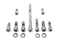 HARLEY Chrome Carburetor Allen Screw Kit Fits 0-  Replacement, application for Super E"