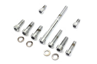 HARLEY Chrome Carburetor Allen Screw Kit Fits 0-  Replacement, application for Super E"