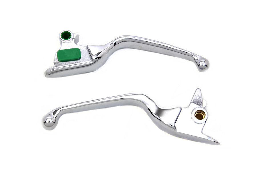 HARLEY Chrome Smooth Wide Hand Lever Set Fits 2015-2022 FXSB,   2015-2022 FLSTN,   2015-2022 FLSTF,