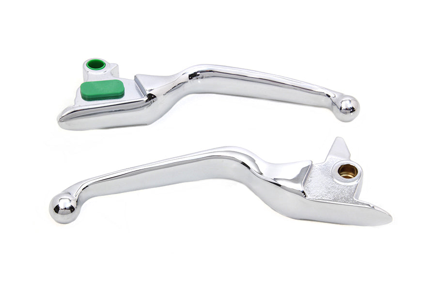 HARLEY Chrome Smooth Wide Hand Lever Set Fits 2015-2022 FXSB,   2015-2022 FLSTN,   2015-2022 FLSTF,