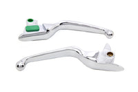 HARLEY Chrome Smooth Wide Hand Lever Set Fits 2015-2022 FXSB,   2015-2022 FLSTN,   2015-2022 FLSTF,