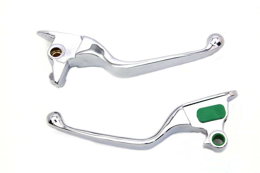 HARLEY Chrome Smooth Wide Hand Lever Set Fits 2015-2022 FXSB,   2015-2022 FLSTN,   2015-2022 FLSTF,