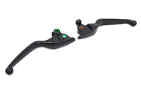 HARLEY Matte Black Smooth Wide Hand Lever Set Fits 2017-2022 FXSB,   2015-2022 FLSTN,   2015-2022 FL