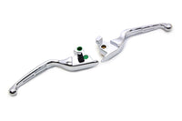 HARLEY Chrome 3-Slot Wide Hand Lever Set Fits 2015-2017 FXSB,   2015-2017 FLSTN,   2015-2017 FLSTF,