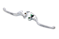 HARLEY Chrome 3-Slot Wide Hand Lever Set Fits 2015-2017 FXSB,   2015-2017 FLSTN,   2015-2017 FLSTF,