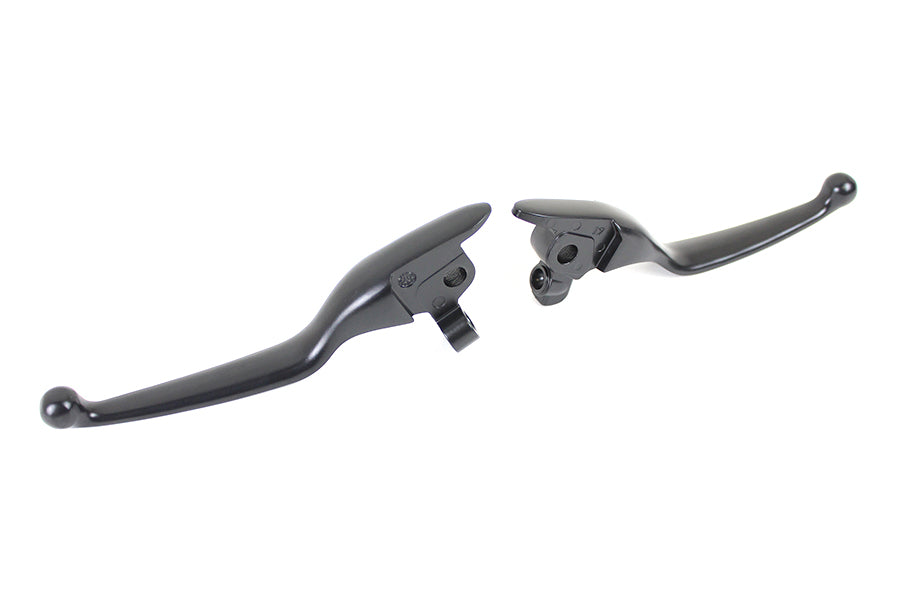 HARLEY M8 Matte Black Wide Tamer Hand Lever Set Fits 2017-2020 FLT,