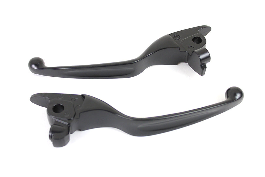 HARLEY M8 Matte Black Wide Tamer Hand Lever Set Fits 2017-2020 FLT,